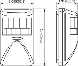 PIR345 Dimensions Diagram