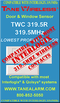 TWC 319.5 Door & Window Sensor Compatible with Interlogix 319.5 MHZ Wireless Contacts