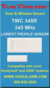 TWC 345R 345MHz Door and Window Sensor