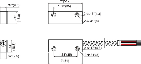 MET-204C AR Outline Diagram